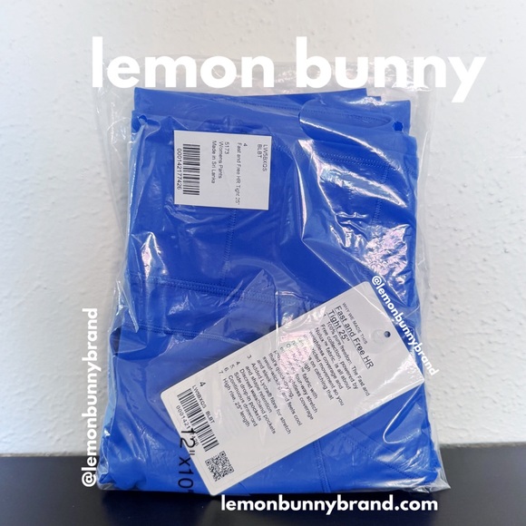 lululemon Fast and Free High-Rise Tight 25" in Blazer Blue Tone Size 4 New NWT - Picture 2 of 16